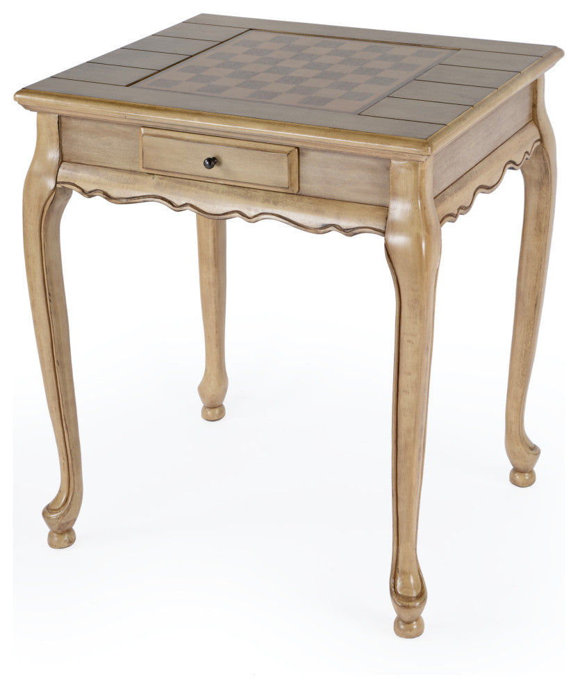 Butler Bannockburn Cherry Game Table, Antique Beige