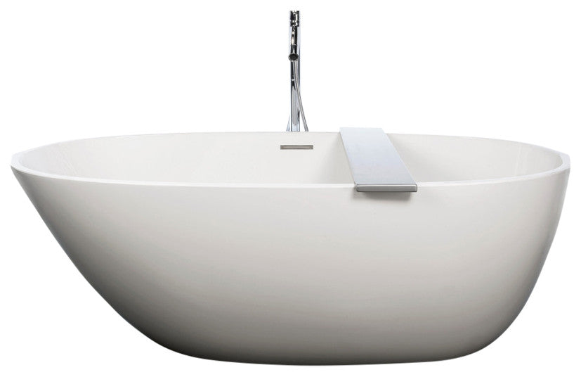 BE Bath 01 66x34x22, Matte, Brush Nickel Overflow, L