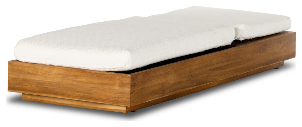 Kinta Outdoor Chaise Lounge-Ntrl-Fsc