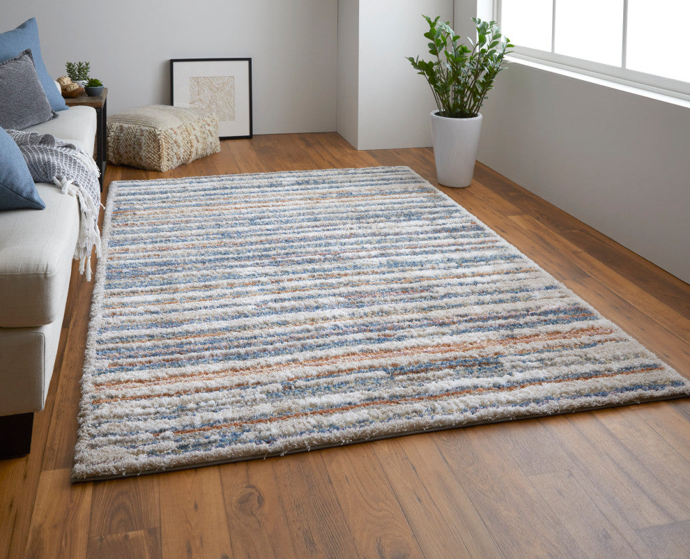 Weave & Wander Caide Contemporary Beige/Cream Rug, 2'x3'
