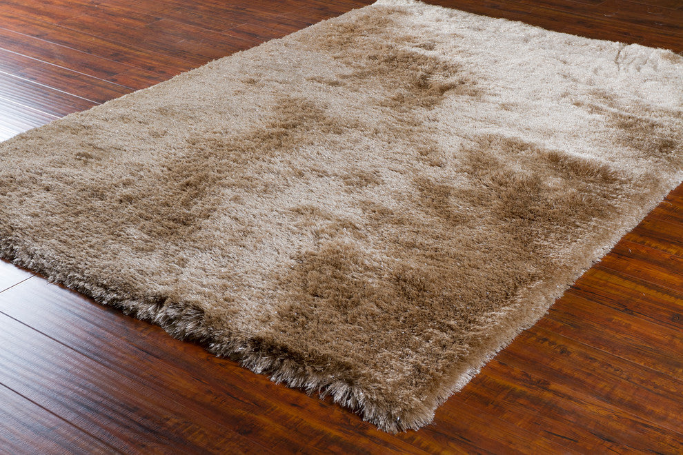 Mercury Contemporary Area Rug, Brown, 7'9"x10'6" Rectangle