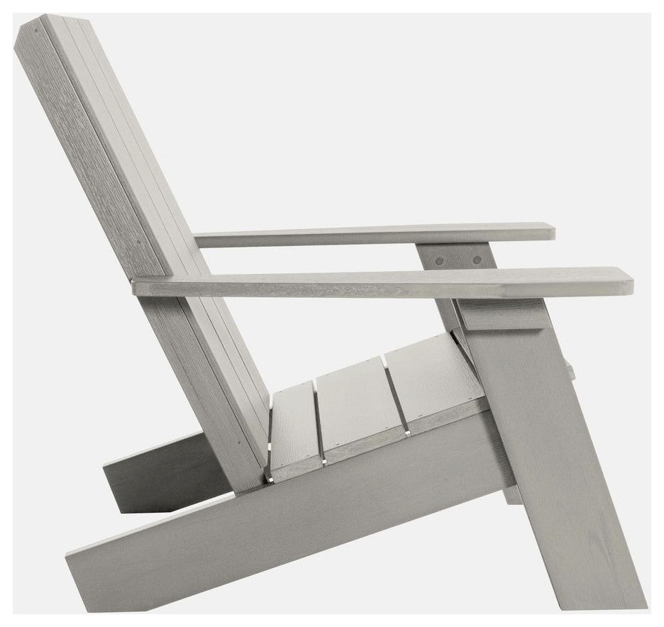 Italica Modern Adirondack Chair, Harbor Gray
