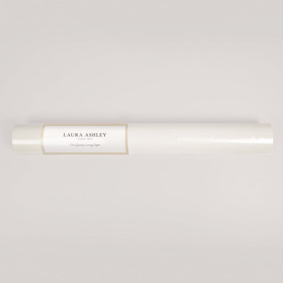 Laura Ashley White Paintable Lining Wallpaper