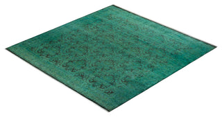 Fine Vibrance, One-of-a-Kind Hand-Knotted Area Rug Green, 10'1"x10'4"