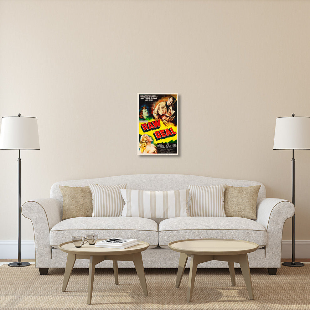 "Raw Deal" Stretched Canvas Giclee by Hollywood Photo Archive, 20x30"