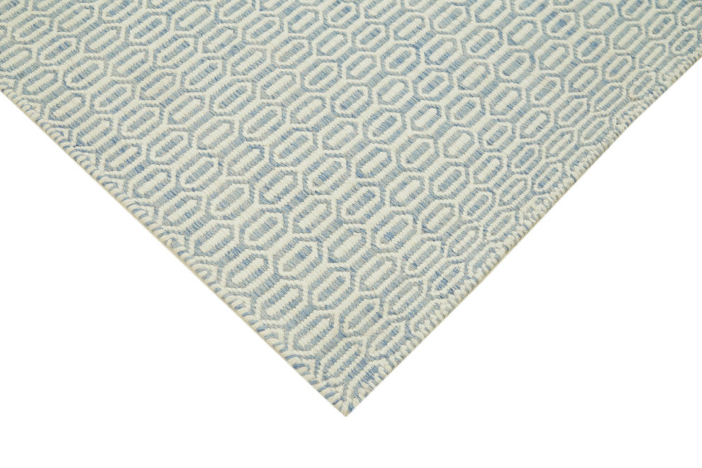 Rug N Carpet - Hand-knotted Modern Design 8' 0'' x 10' 0'' Flatweave Kilim Rug