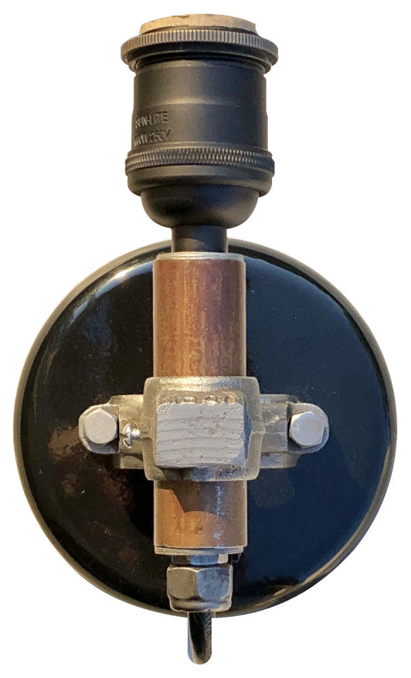 Piston Sconce Light, Candelabra Flame Bulb