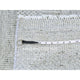 Gray Undyed Wool Hand Knotted Modern Grass Design Runner Rug 2'6"x10'2"