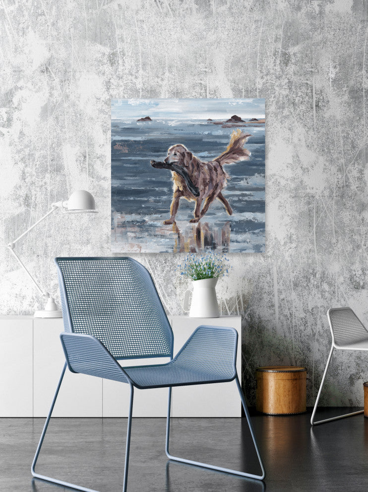 "Obedient Rosie" Painting Print on Wrapped Canvas, 24x24