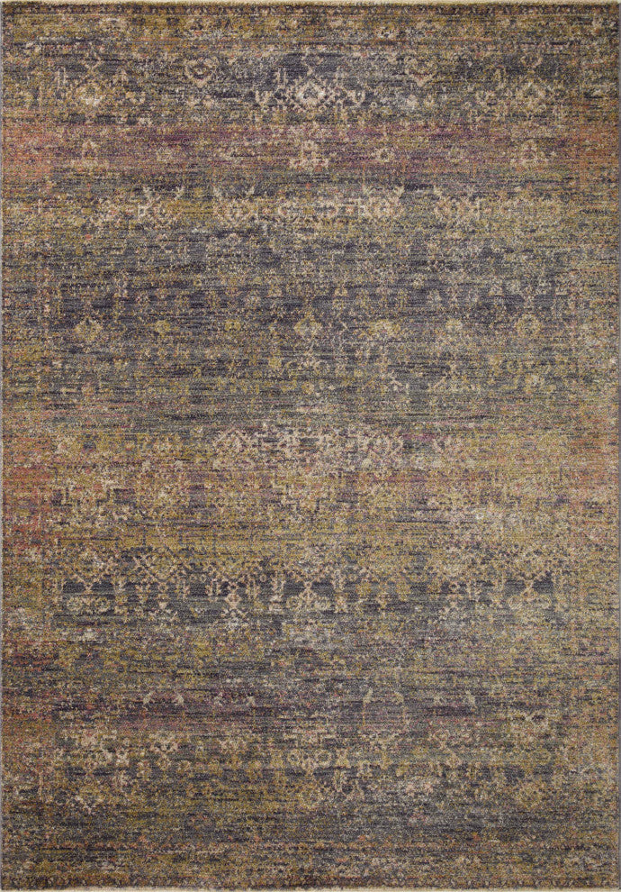 Jean Stoffer x Loloi Bradbury Ink / Multi 2'-6" x 10'-0" Runner Rug