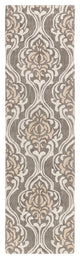 Surya Samual SAU-1106 4'x6' Rug, Dark Brown/Cream/Beige