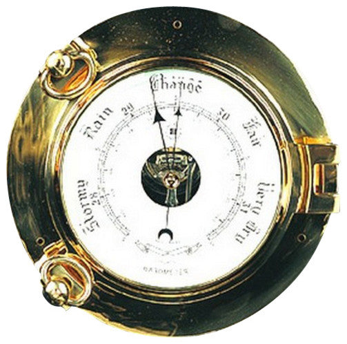 Brass Porthole Barometer