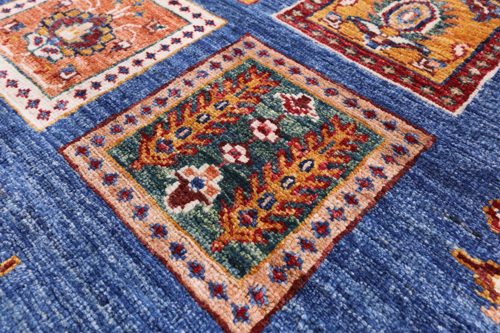 Tribal Persian Gabbeh Handmade Rug 5' 3" X 6' 5" Q10345