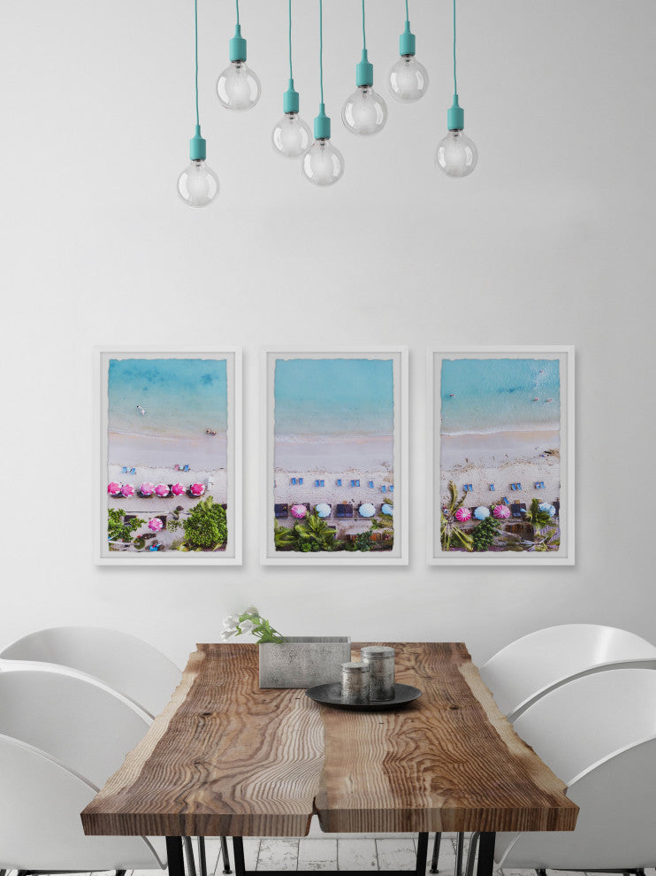 Weekend Escape Triptych, 3-Piece Set, 12x18 Panels