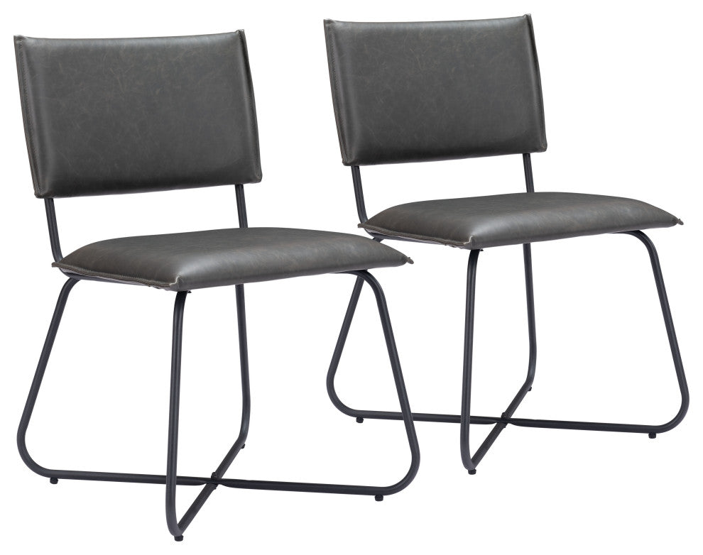 Grantham Dining Chair, Set of 2 Vintage Gray