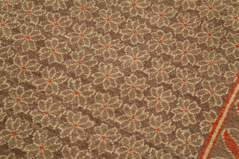 Rug N Carpet - Handwoven Oriental 2' 7" x 9' 10" Runner Oushak Area Rug