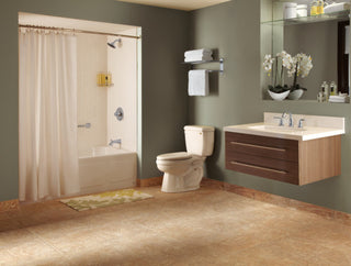 Delta Brass Towel Shelf With Single Bar Concealed Mounting, Polished Chrome, 24"