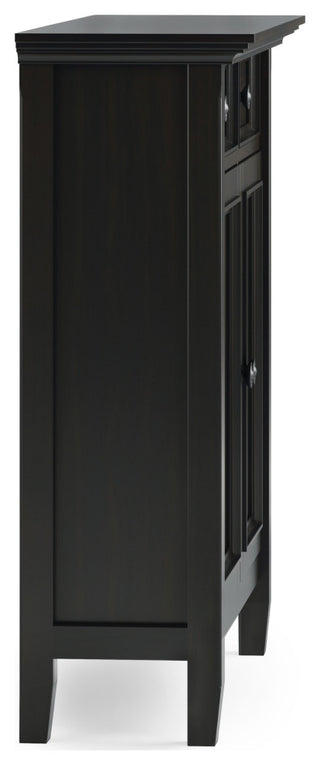 Side view of cabinet on white background.