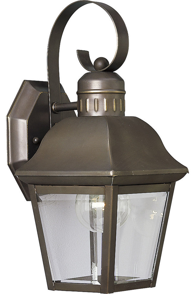 Progress Lighting 1-100W Medium Wall Lantern, Antique Bronze