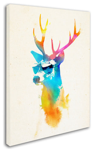 Robert Farkas 'Sunny Stag' Canvas Art, 47x35