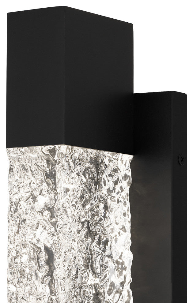 Quoizel SOL8404 Solace 16" Tall LED Outdoor Wall Sconce - Matte Black