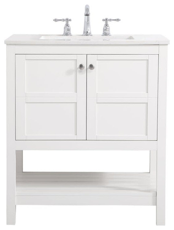 Elegant Lighting VF16430 Theo 30" - Grey