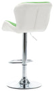 vidaXL Bar Stool Green Faux Leather