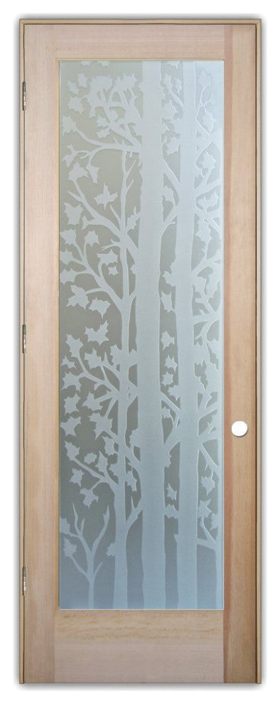 Interior Prehung Door or Interior Slab Door - Forest Trees - Douglas Fir...