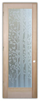 Interior Prehung Door or Interior Slab Door - Forest Trees - Douglas Fir...