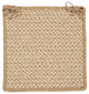 Colonial Mills Chair Pad Natural Wool Houndstooth Tea Chair Pad
