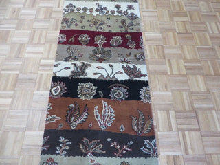 2'6x9'10 Runner Handmade Multi Colored Agra Oriental Rug Tabriz