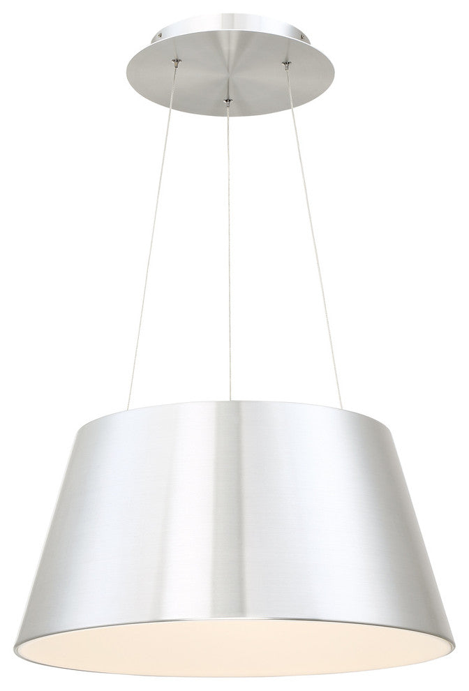 WAC Lighting Vida 18in LED Pendant in Brushed Aluminum