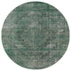 Ahgly Company Indoor Round Mid-Century Modern Area Rugs, 6' Round