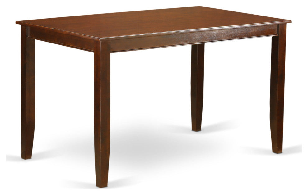 Duqu5H-Mah-W, 5-Piece Counter Height Pub Set, Small Table and 4 Chairs