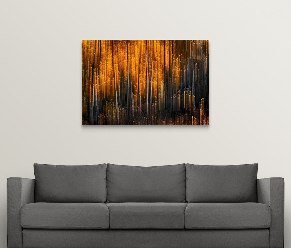 "Falling Stars" Wrapped Canvas Art Print, 48"x32"x1.5"