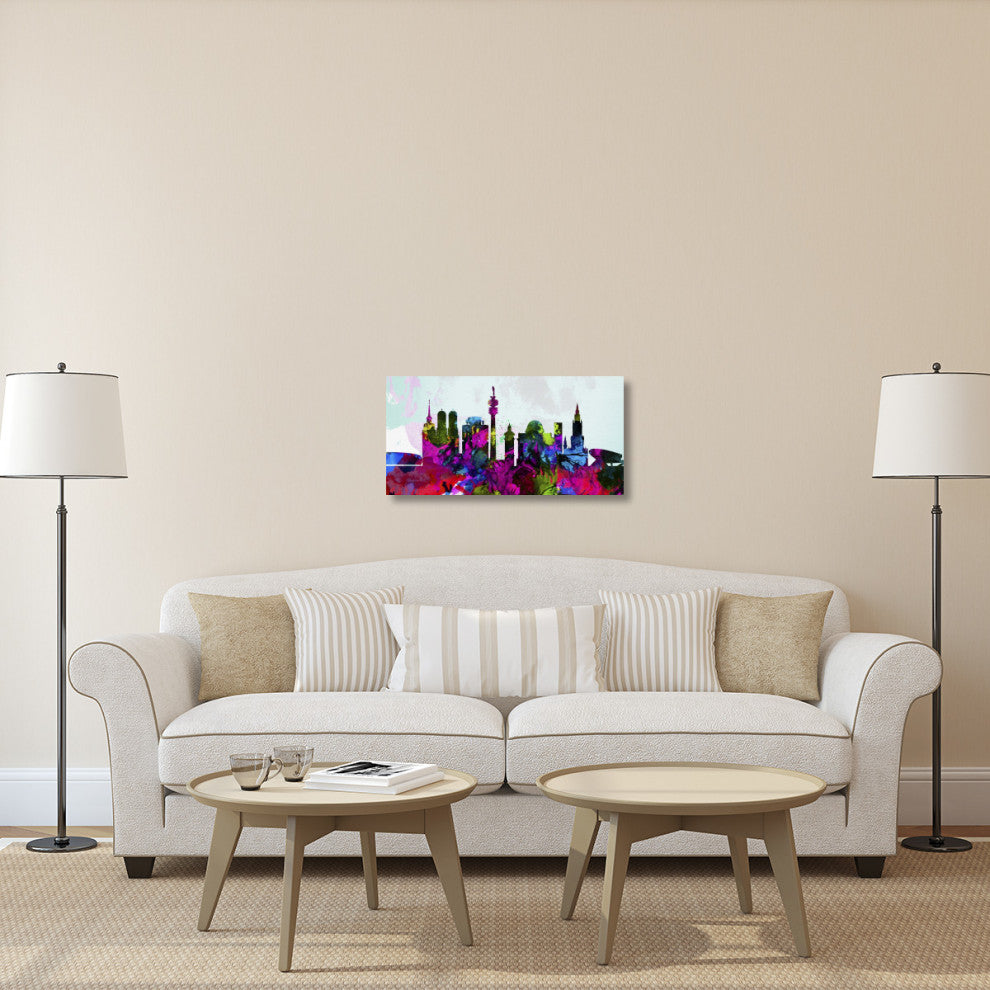 "Munich City Skyline" Fine Art Print