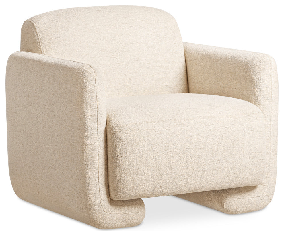 Fallon Flecked Ivory Accent Chair