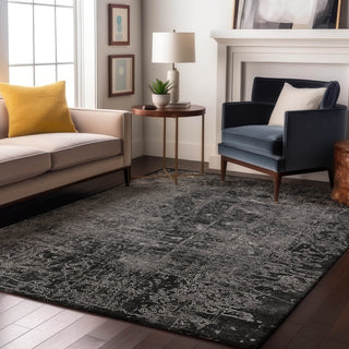 Premium Machine Washable Mayfield AMF559 Gray 3' x 5' Rug
