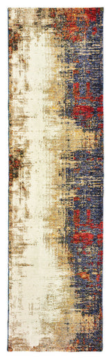 Oriental Weavers Evolution Ivory/ Multi Abstract Indoor Area Rug 2'6"X12'