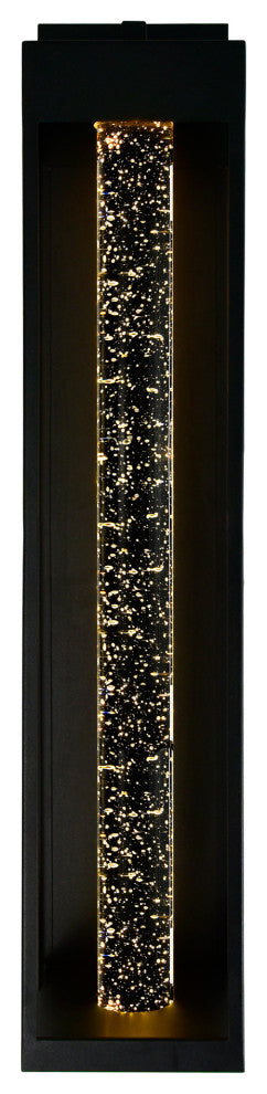 Rochester LED Integrated Black Outdoor Wall Light, 27 Inches