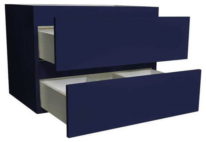 Salt 18Dx30" Floating Bathroom Vanity, Cabinet Only, Navy