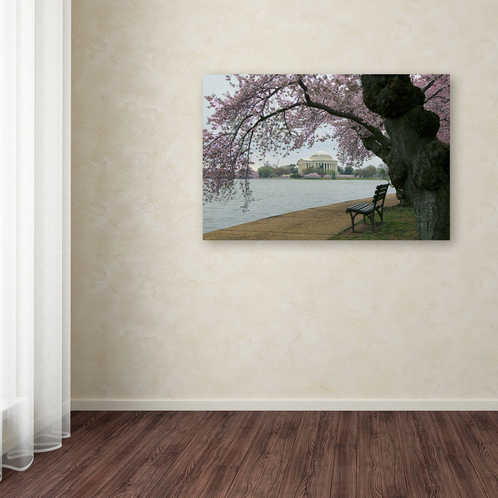 CATeyes 'Arched Blossoms' Canvas Art, 30x47