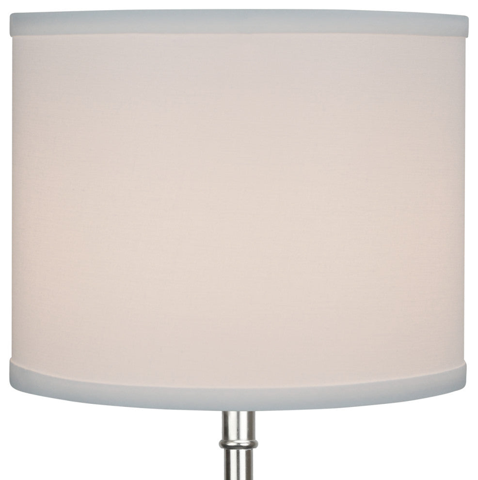 Fenchel Shades 10"x10"x8" Spider Attachment Drum Lamp Shade, Linen White