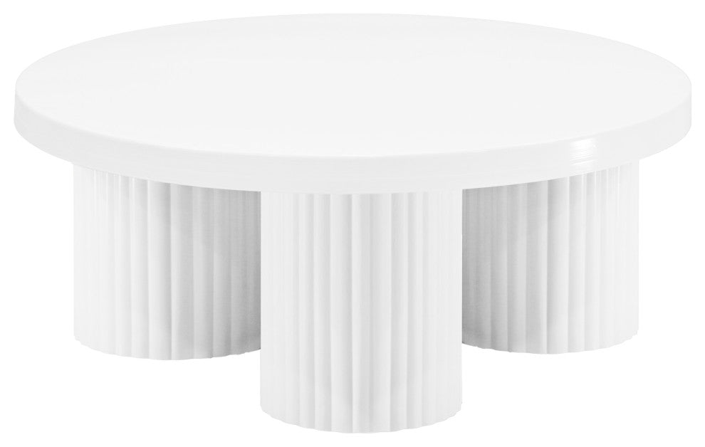 Rhodes Coffee Table / End Table, White, Coffee Table