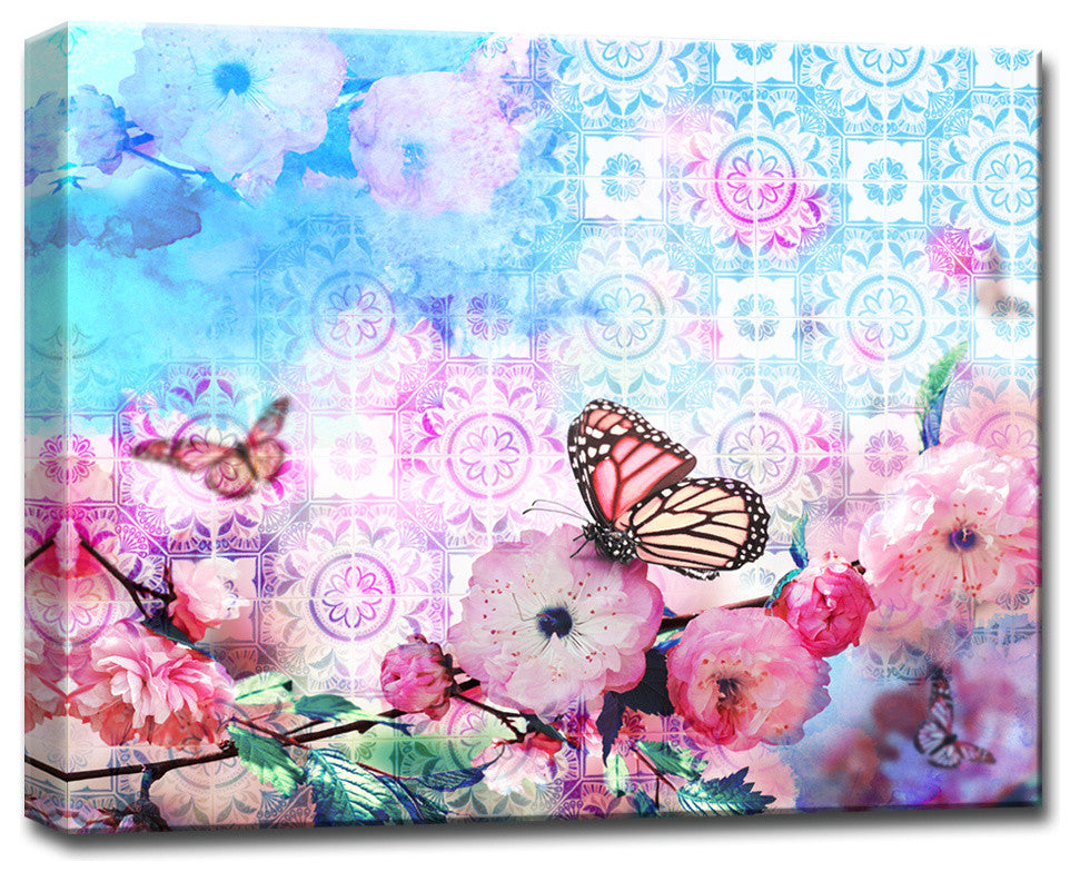 Ready2HangArt ''Spring'' Gallery Wrapped Canvas Art, 16 in.