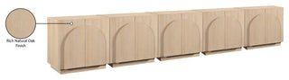 Navona Oak Veneer Sideboards / Buffet, Natural, 5pc