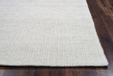 Rizzy Home Twist TW3065 Off White Solid Area Rug, 2'6"x8' Runner