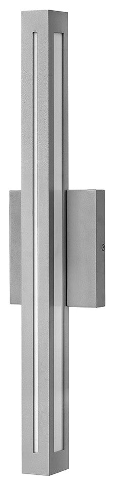 Hinkley Vue Large Wall Mount Lantern, Titanium