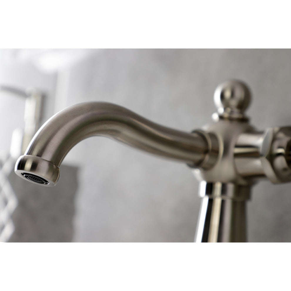 KSD154KLBN Single-Handle Bathroom Faucet With Push Pop-Up, Brushed Nickel