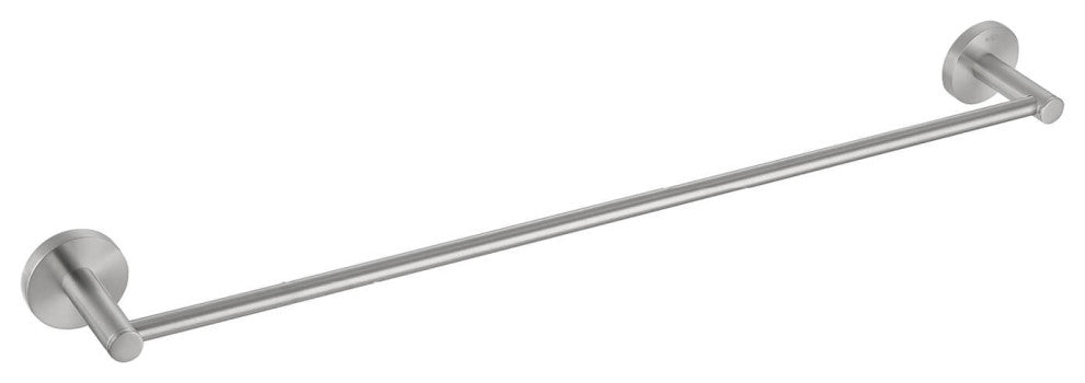 Circular 24" Bathroom Towel Bar KBA1404, Brushed Nickel